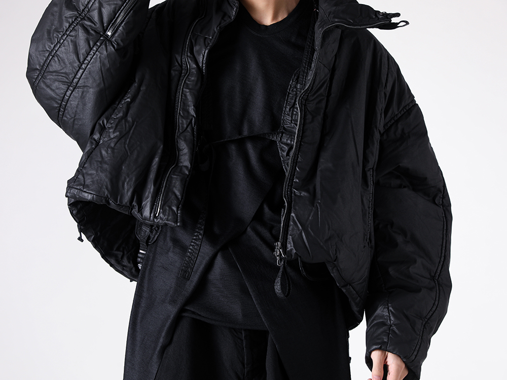 JULIUS 25-26AW コーティングダウンジャケット モードスタイル -FASCINATE