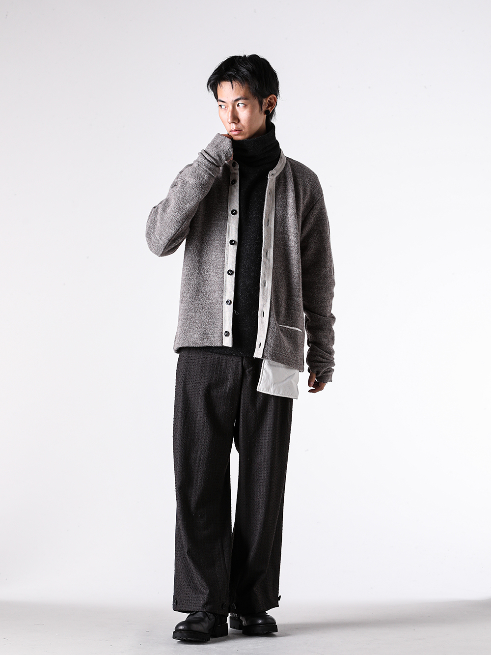 KLASICA 25-26AW クルーネックカーディガン クラシックスタイル -FASCINATE