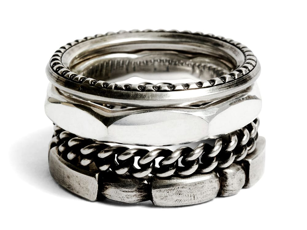 WERKSTATT: MÜNCHEN シルバー重ねリング WERKSTATT:MUNCHENのシルバーリング15選｜重厚感と繊細さが両立する