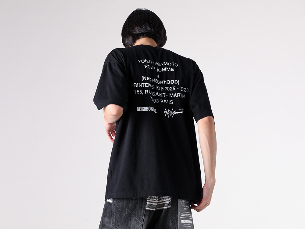 YOHJI YAMAMOTO(ヨウジヤマモト) x NEIGHBORHOOD(ネイバーフッド) 26SS(春夏) - HK-T96-996 / short sleeve T-shirt-1 1-0023