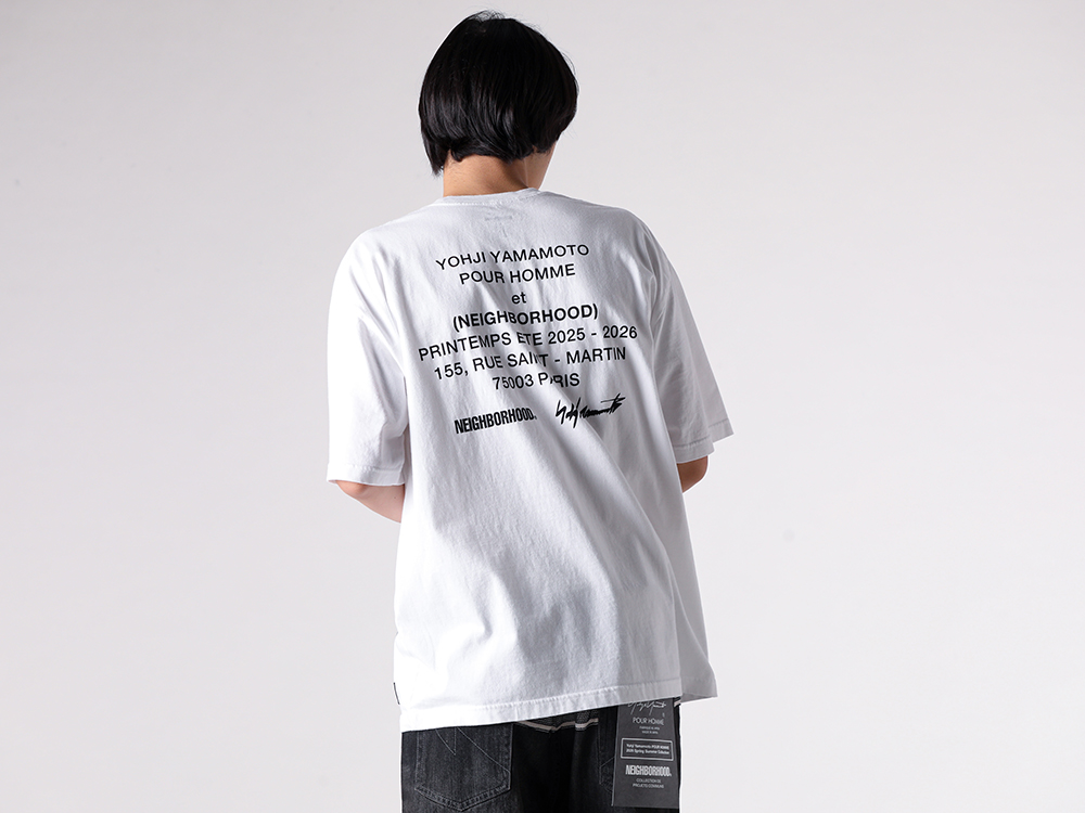 YOHJI YAMAMOTO(ヨウジヤマモト) x NEIGHBORHOOD(ネイバーフッド) 26SS(春夏) - HK-T96-996 / short sleeve T-shirt-1 1-0025