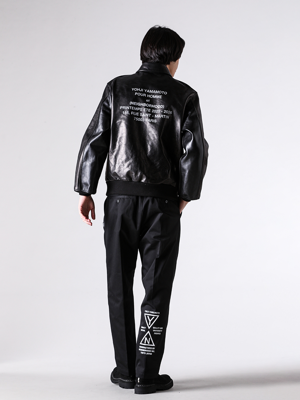 YOHJI YAMAMOTO(ヨウジヤマモト) x NEIGHBORHOOD(ネイバーフッド) 26SS(春夏) - HK-Y93-706 / leather jacket 1-003