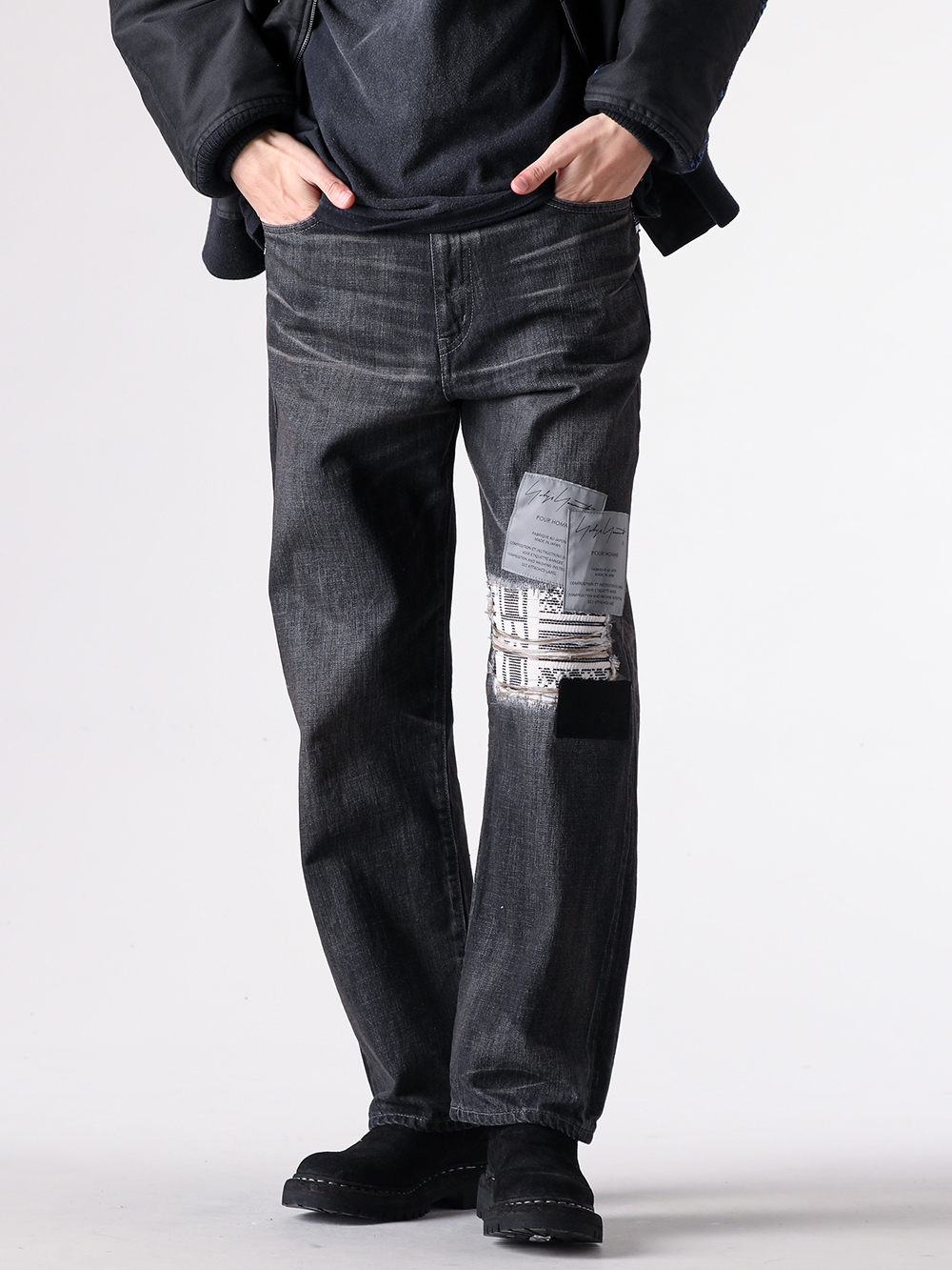 YOHJI YAMAMOTO(ヨウジヤマモト) x NEIGHBORHOOD(ネイバーフッド) 26SS(春夏) - HK-P94-065 / savage denim dp basic pants 1-0030