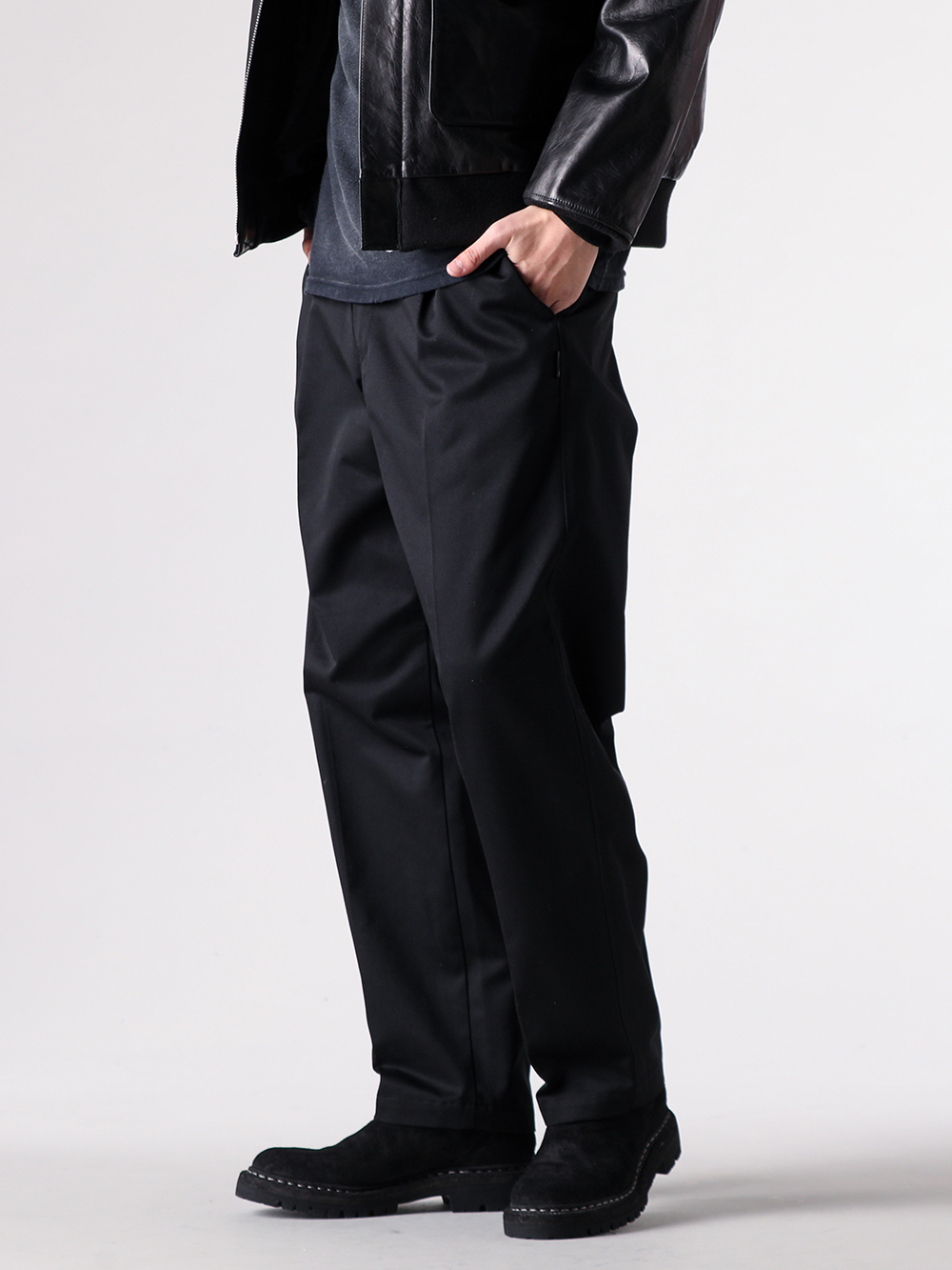 YOHJI YAMAMOTO(ヨウジヤマモト) x NEIGHBORHOOD(ネイバーフッド) 26SS(春夏) - HK-P95-901 / tuck work pants 1-0035