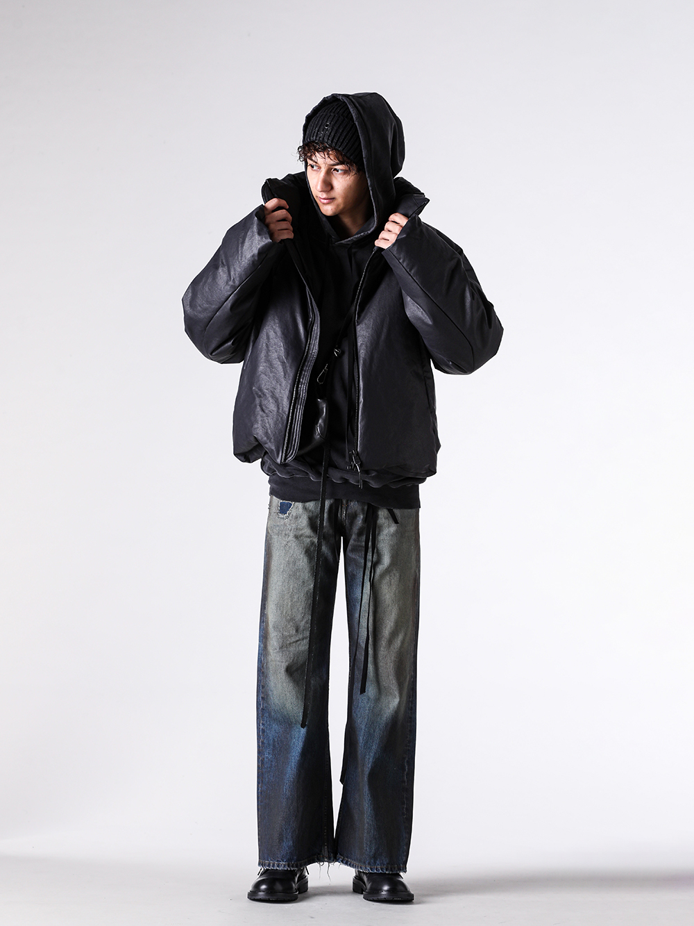 Ann Demeulemeester（アンドゥムルメステール） - 25SS - アンノ 5ポケットトラウザー（ヴィンテージブルー） - ANNO Pants （VintageBlue） - 2520MTR56 1-0012