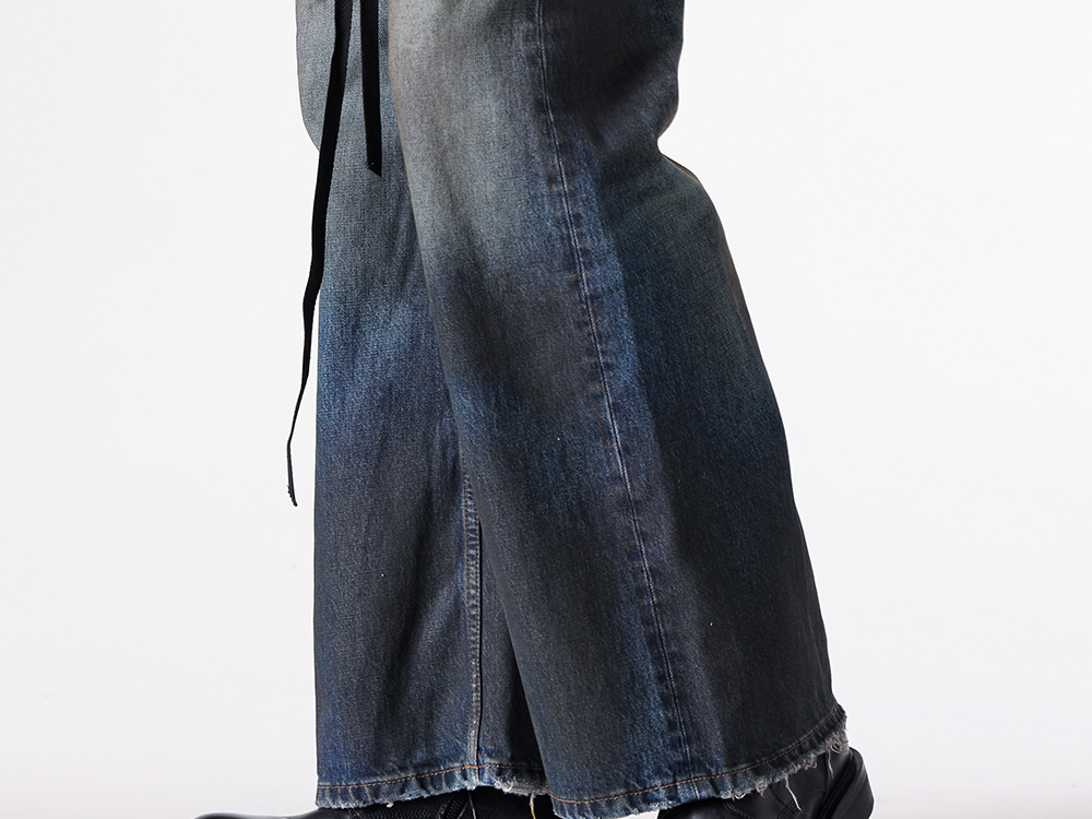 Ann Demeulemeester（アンドゥムルメステール） - 25SS - アンノ 5ポケットトラウザー（ヴィンテージブルー） - ANNO Pants （VintageBlue） - 2520MTR56 1-002