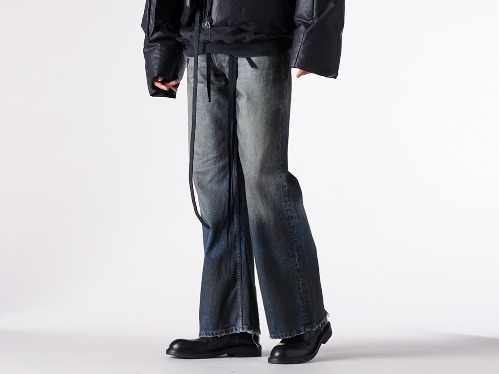 Ann Demeulemeester（アンドゥムルメステール） - 25SS - アンノ 5ポケットトラウザー（ヴィンテージブルー） - ANNO Pants （VintageBlue） - 2520MTR56 1-005