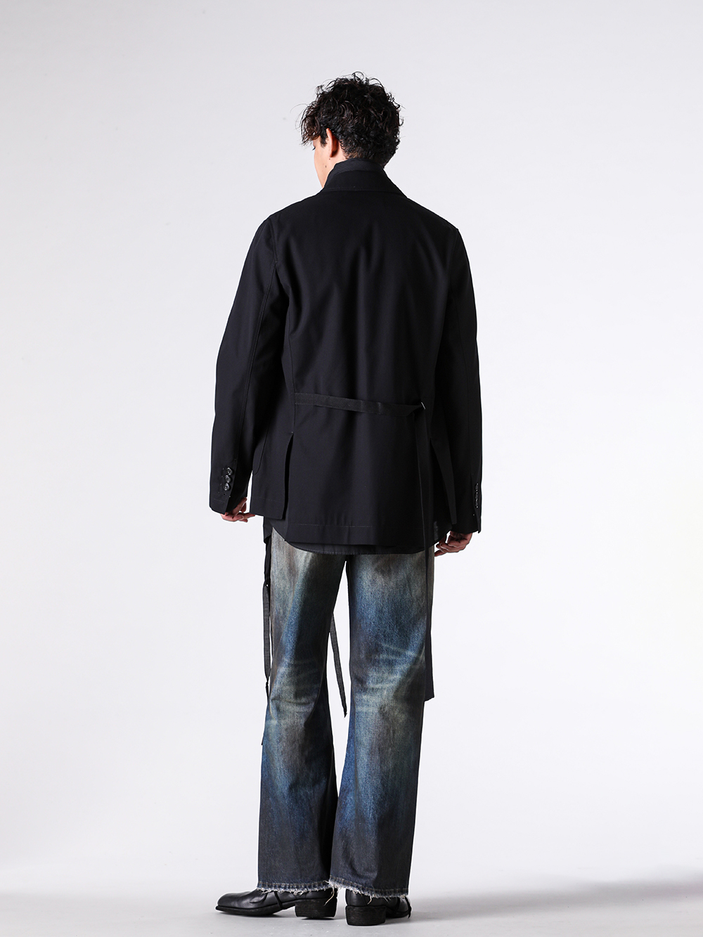 Ann Demeulemeester（アンドゥムルメステール） - 25SS - アンノ 5ポケットトラウザー（ヴィンテージブルー） - ANNO Pants （VintageBlue） - 2520MTR56 1-008