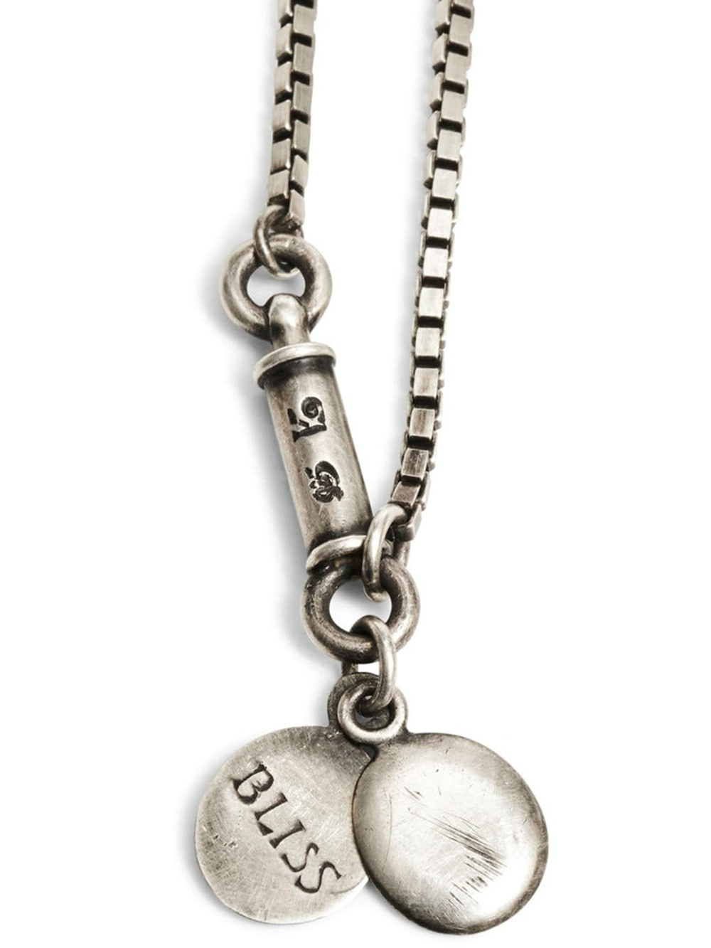 WERKSTATT:MÜNCHEN（ワークスタット・ミュンヘン） - ネックレス  - 【厳選10選】WERKSTATT:MÜNCHEN おすすめネックレス - 7. necklace symbol medallion (Silver) / 品番: M3711-MN 2-0014