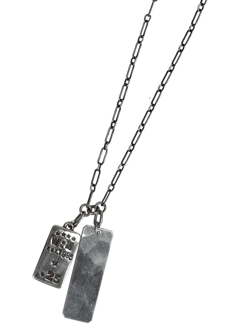 WERKSTATT:MÜNCHEN（ワークスタット・ミュンヘン） - ネックレス  - 【厳選10選】WERKSTATT:MÜNCHEN おすすめネックレス - 8. necklace 25 years (Silver) / 品番: M3025 2-0016