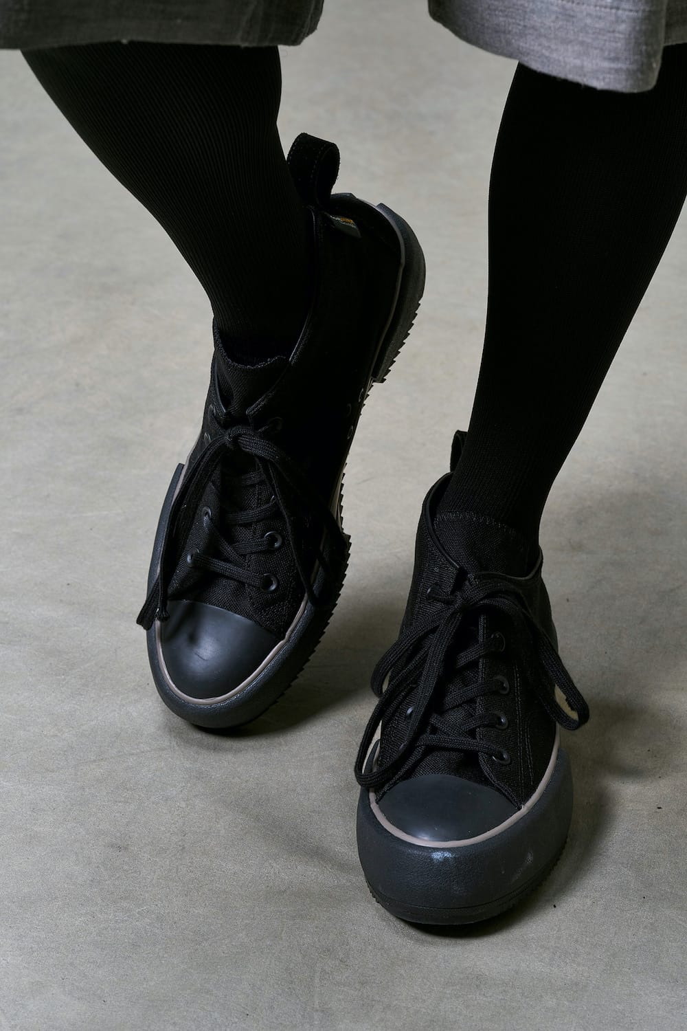 DEVOA - 26SS - Sneaker - Sneakers Low-Cut Nylon （BLACK/BLACK） / FW-CCLC 3-002
