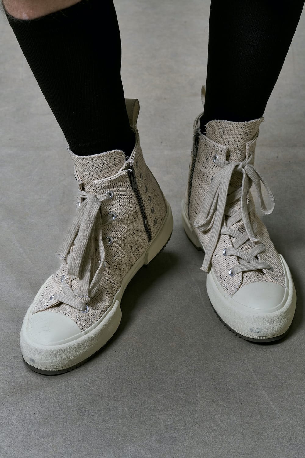 DEVOA - 26SS - Sneaker - Sneakers High-Cut Wool（WASHI/MAD DYE） / FW-CMZH 3-004