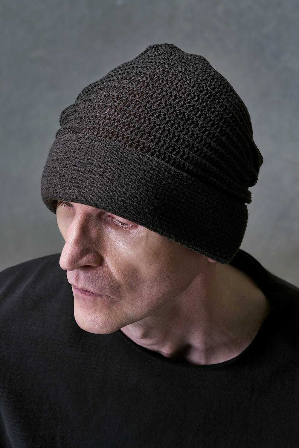 DEVOA - 26SS - Knit Cap - Knit Cap Mesh （BEIGE GRAY,BLACK,STEEL GRAY） / TK-KC26 3-005