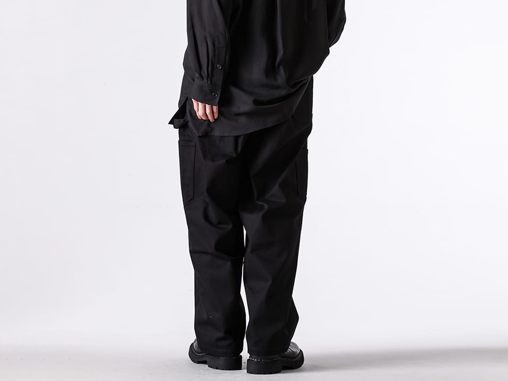 Y's for men- 26SS  - Y's for men 1st Delivery Items - PANITER PANTS （Black） / MA-P04-002 2-005