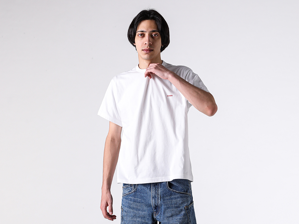 KHOKI - 26SS styling - KHOKI 1st delivery items - The House T Shirt （White）/ 26ss-t-04 1-0022