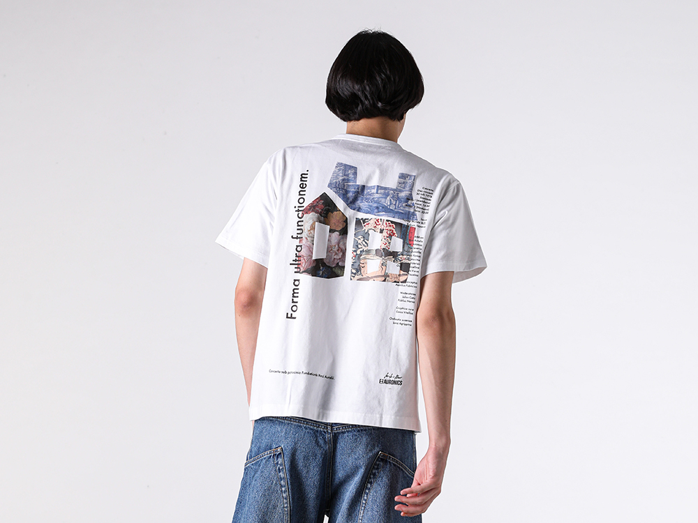 KHOKI - 26SS styling - KHOKI 1st delivery items - The House T Shirt （White）/ 26ss-t-04 1-0023