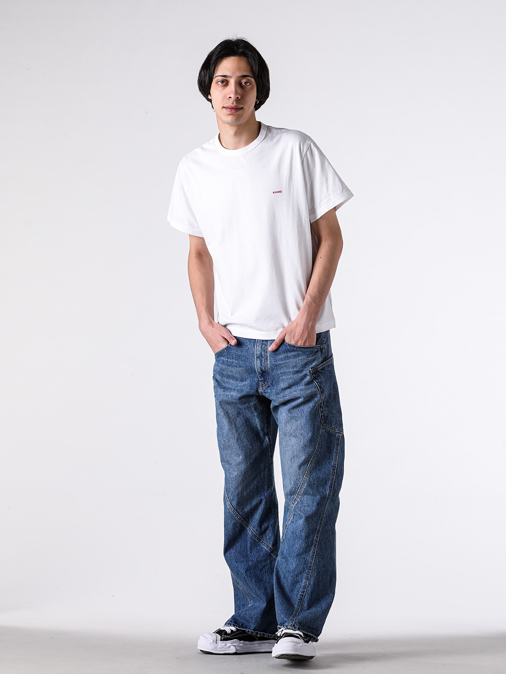 KHOKI - 26SS styling - KHOKI 1st delivery items - The House T Shirt （White）/ 26ss-t-044 1-0024