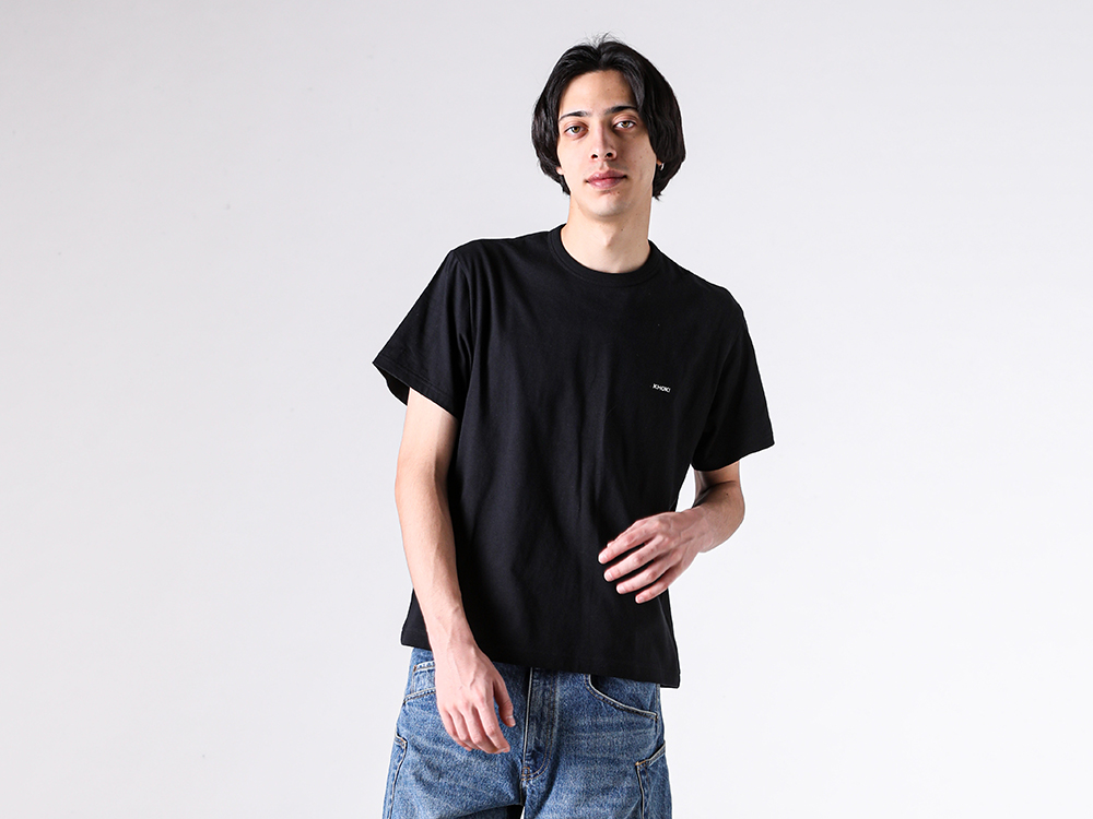 KHOKI - 26SS styling - KHOKI 1st delivery items - The House T Shirt （Black）/ 26ss-t-04 1-0025