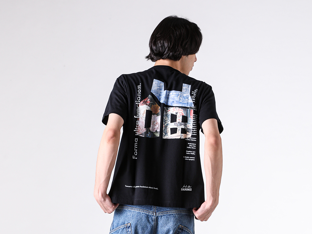 KHOKI - 26SS styling - KHOKI 1st delivery items - The House T Shirt （Black）/ 26ss-t-04 1-0026