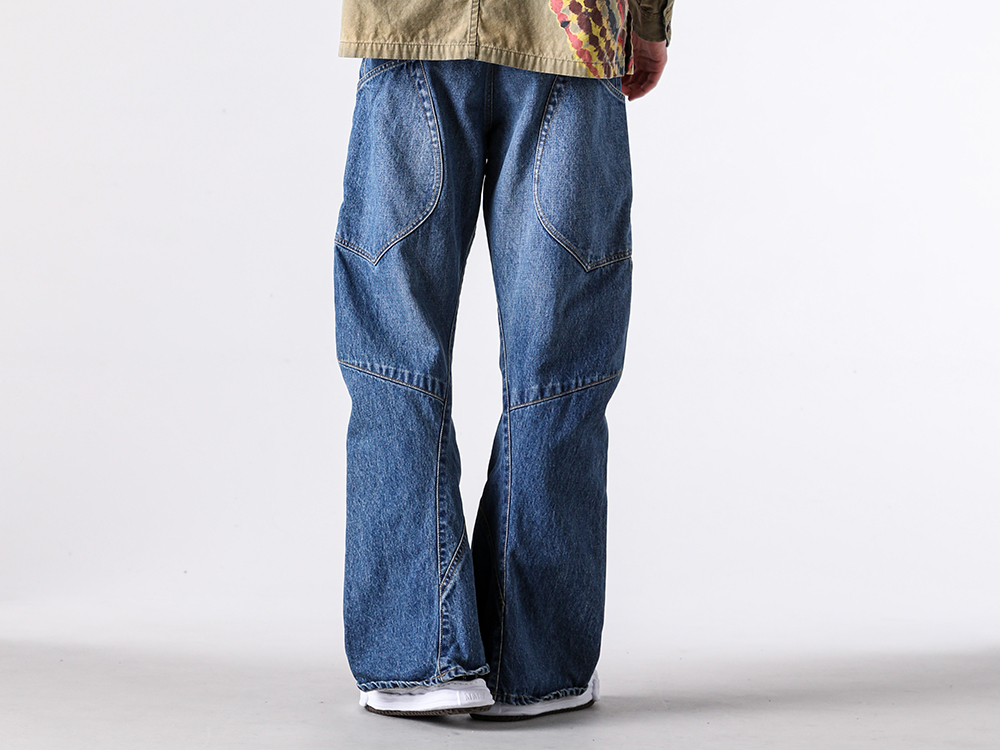 KHOKI - 26SS styling - KHOKI 1st delivery items - 3D Cutting Denim Pants （Indigo）/ 26ss-p-01 1-0032