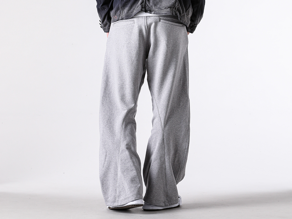 KHOKI - 26SS styling - KHOKI 1st delivery items - 3D Cutting Sweat Pants （Grey）/ 26ss-p-02 1-0038