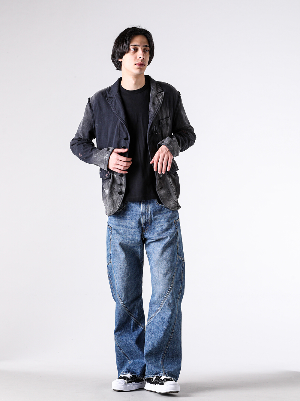 KHOKI - 26SS styling - KHOKI 1st delivery items - Faded Memory Jacket （Black）/ 26ss-jk-06 1-006