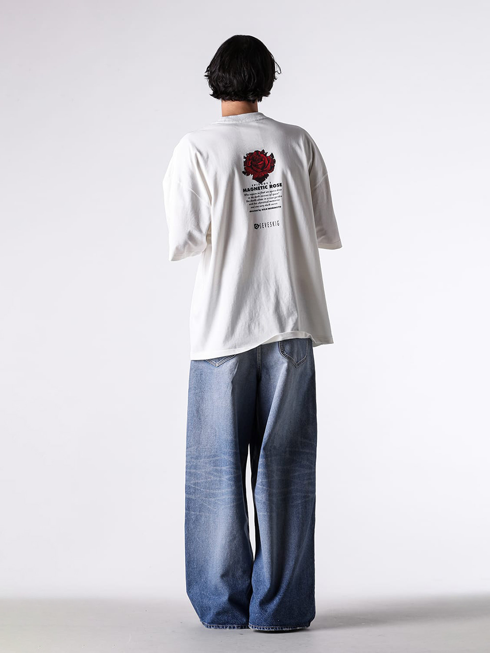 SEVESKIG(セヴシグ) - 26SS - 【徹底解剖】コラボアイテム全3型の実物レビュー - MEMORIES MAGNETIC ROSE S/SL Tee / CT-SV-NRS-1007 3-007