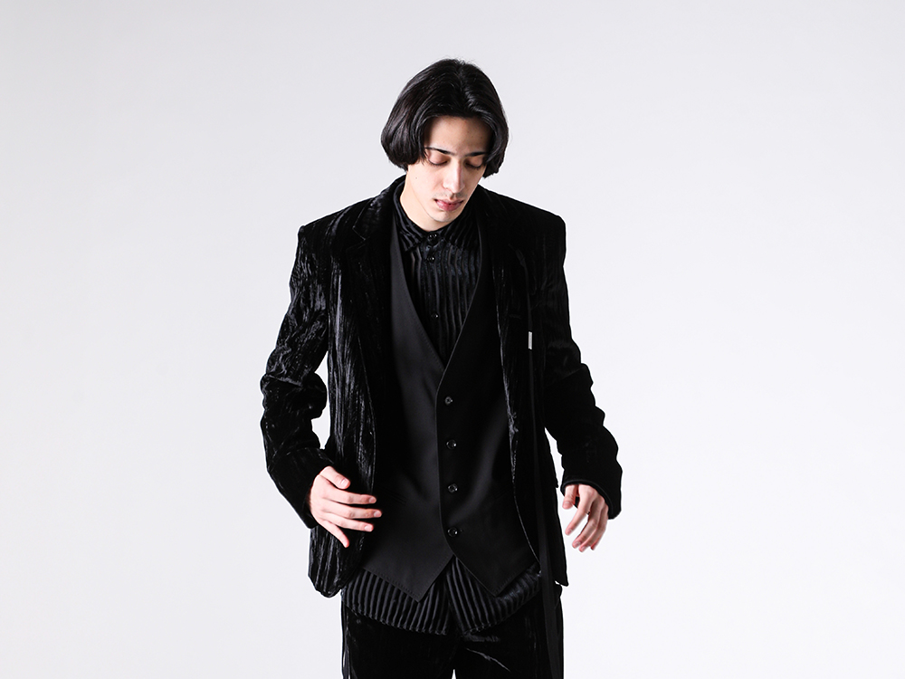 【美品】ANN DEMEULEMEESTER ジャケット ブラック S Ann Demeulemeester 26SS LUCIUSデコンストラクテッドジャケット