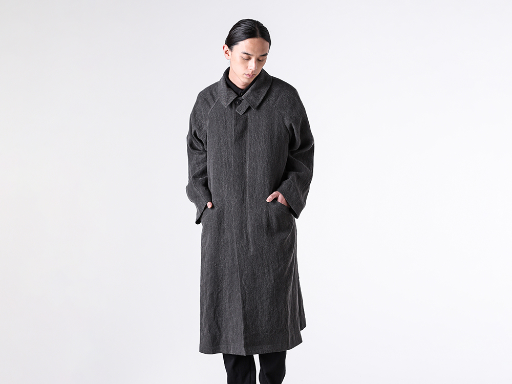 DEVOA 26SS リネン和紙コートと吊り編みジャージが構築するアーバン