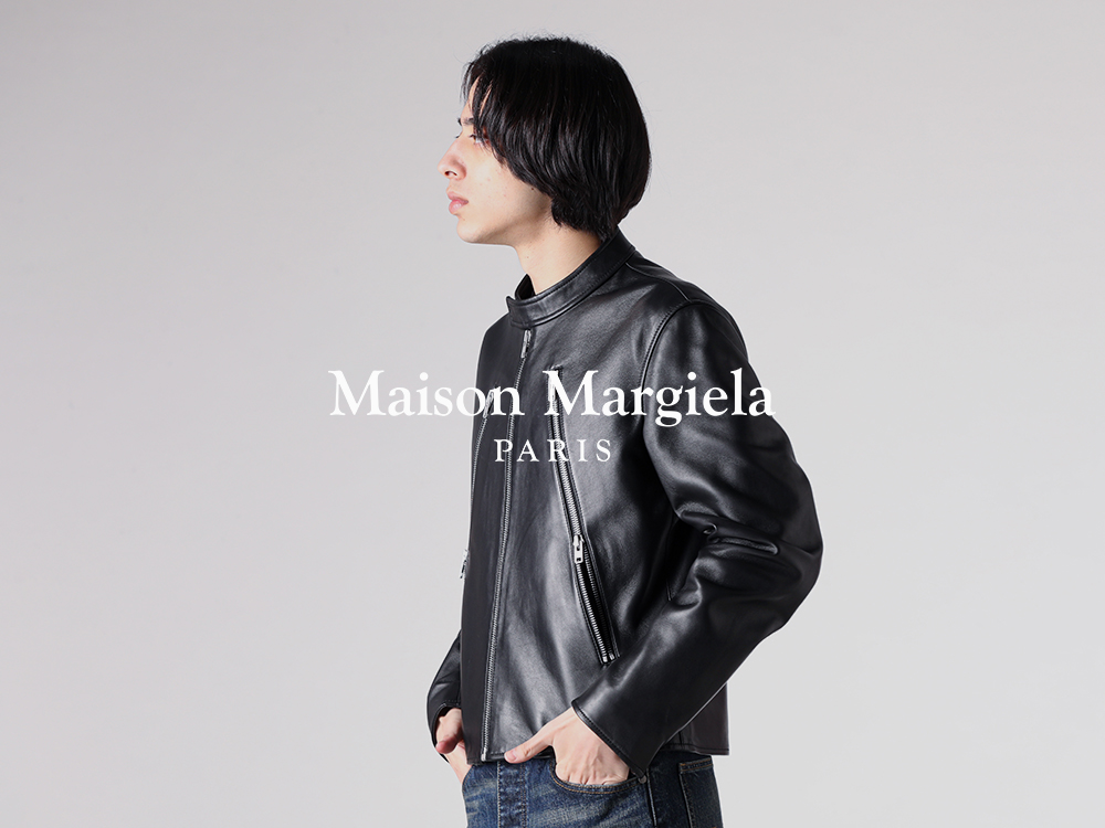 Maison Margiela 5-Zip Riders Overall View and Lamb Leather Texture