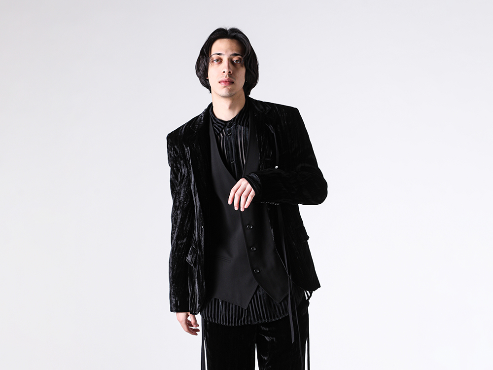 Full front silhouette of the jacket