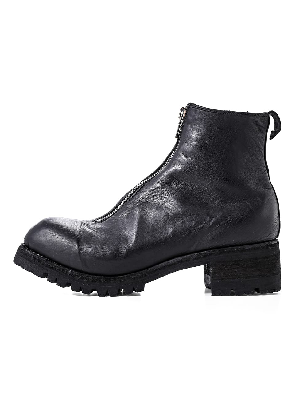 GUIDI - 26SS スタイリング - シューズ - Long Front Zip Boots Double Sole - PL2 1-004