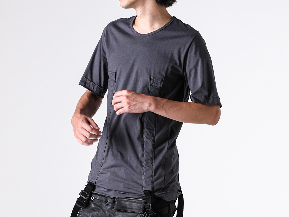 Belt Adjustable T-Shirt （Charcoal）
