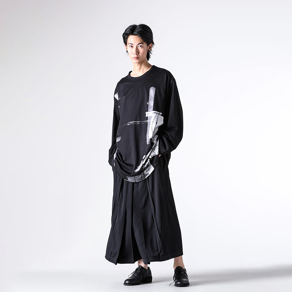 Ground Y 26SS ハカマパンツ：ブランド独自のデザインと立体的な