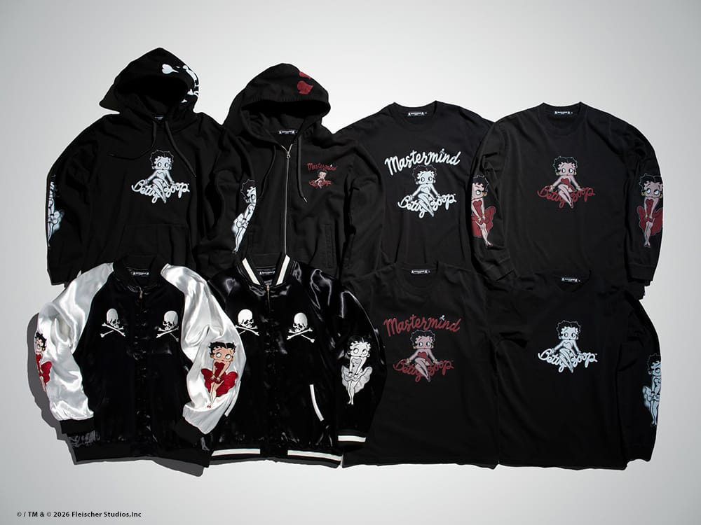 MASTERMIND WORLD × Betty Boop collaboration items