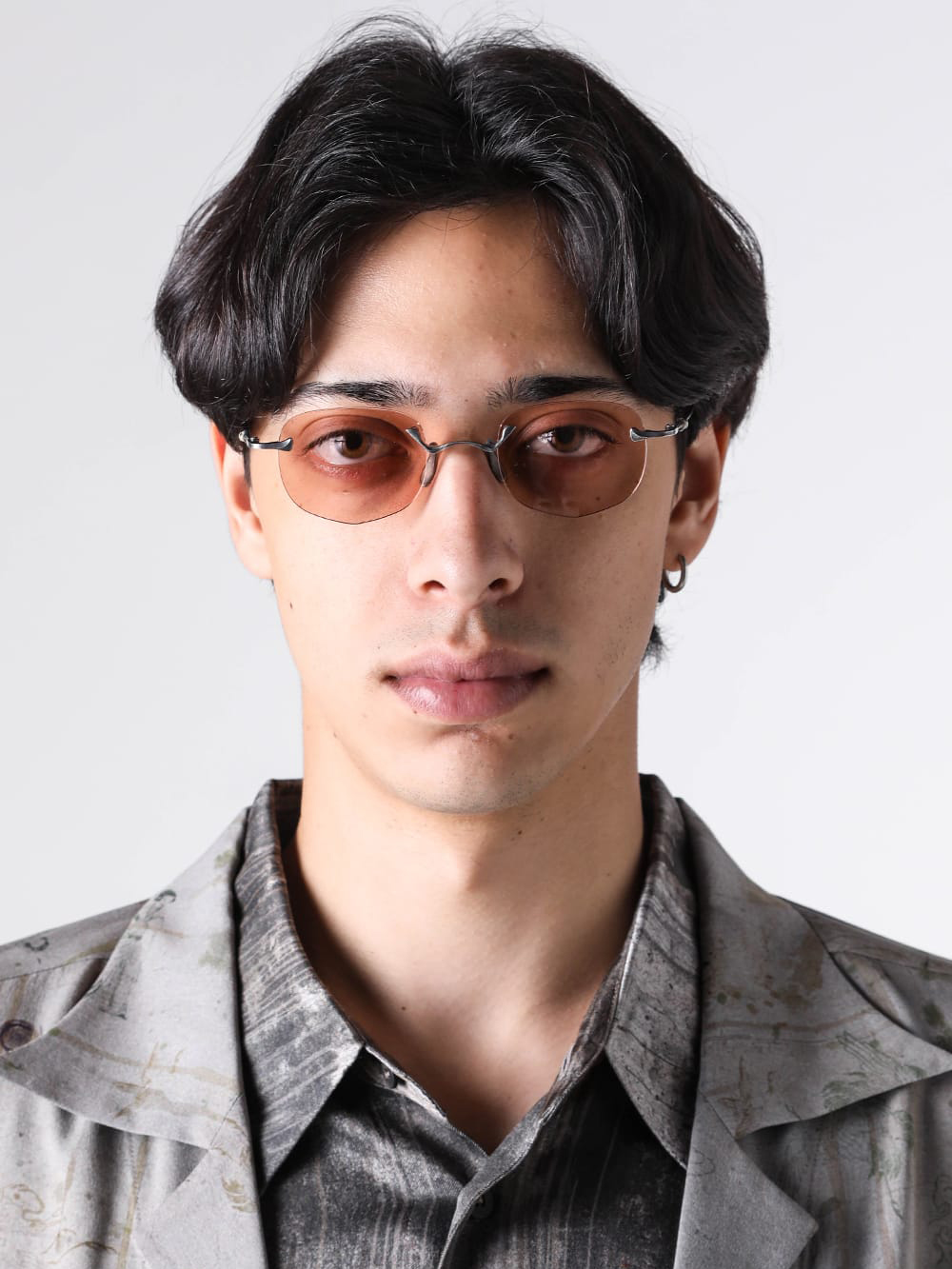 RIGARDS シルバー リムレスサングラス RG1081AG