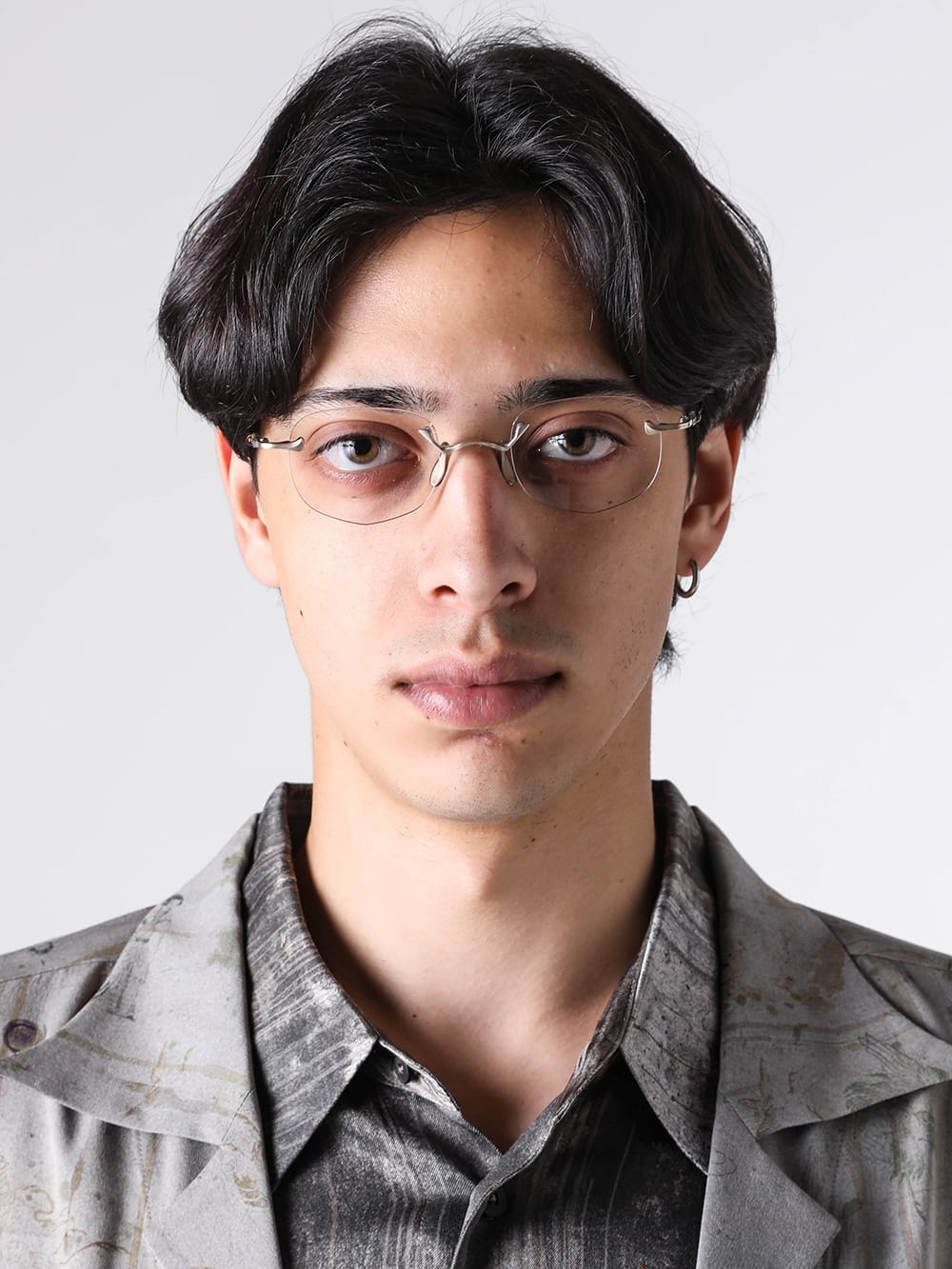 RIGARDS シルバー リムレスサングラス RG1081AG