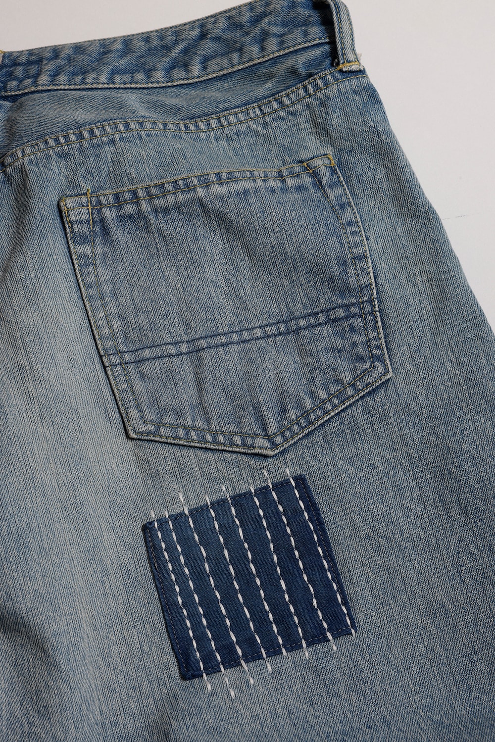 Close-up image focusing on Sashiko and Boro details