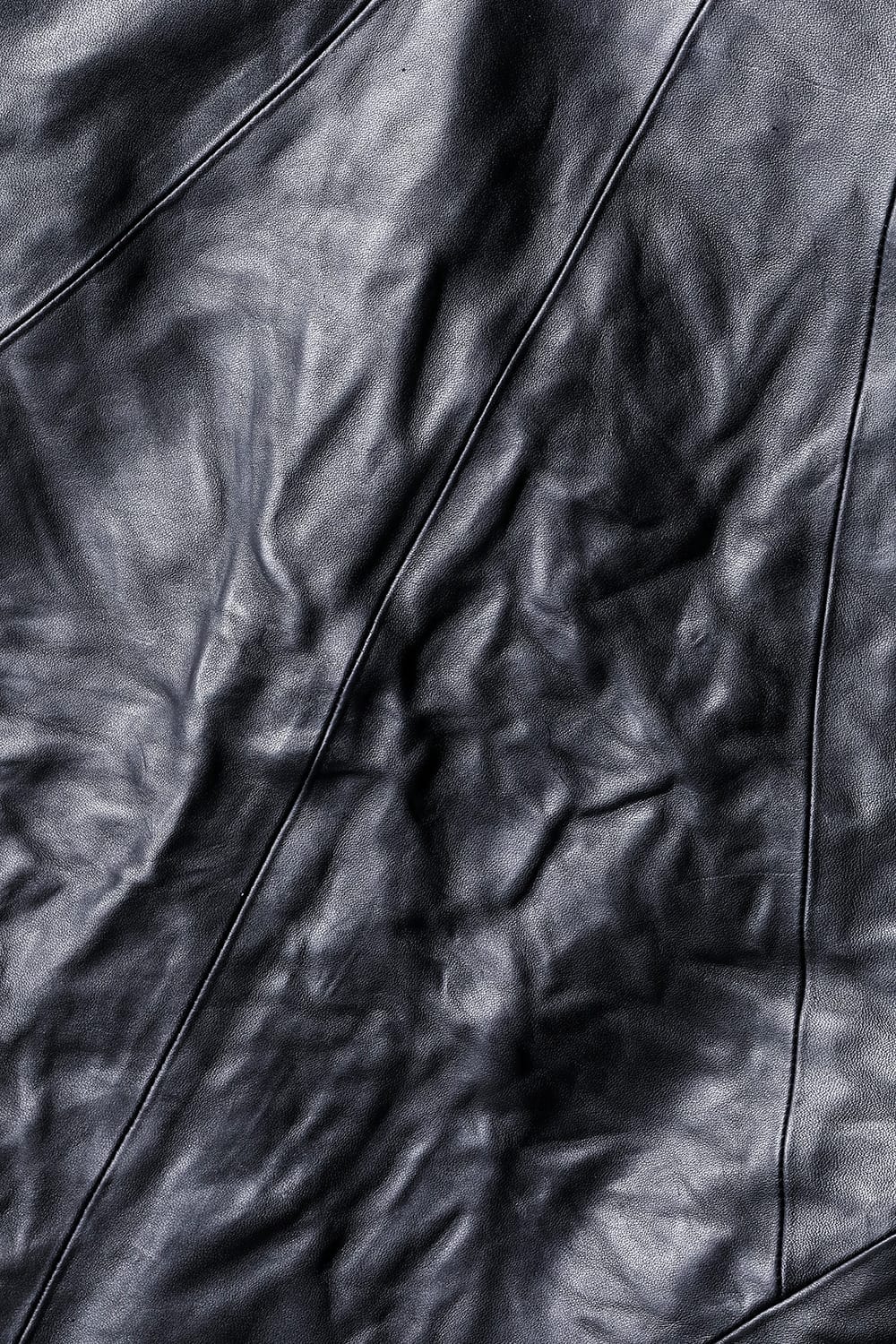 Close-up image conveying the expression and texture of the leather