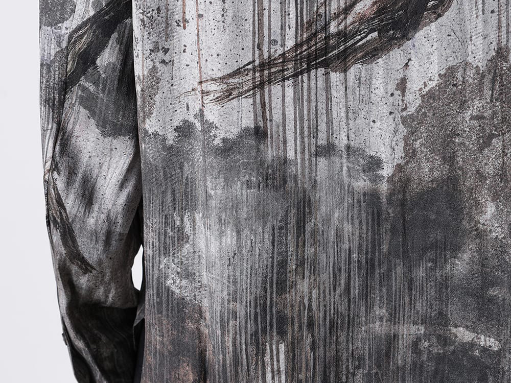 Image of the fabric conveying the matte texture after the washing process