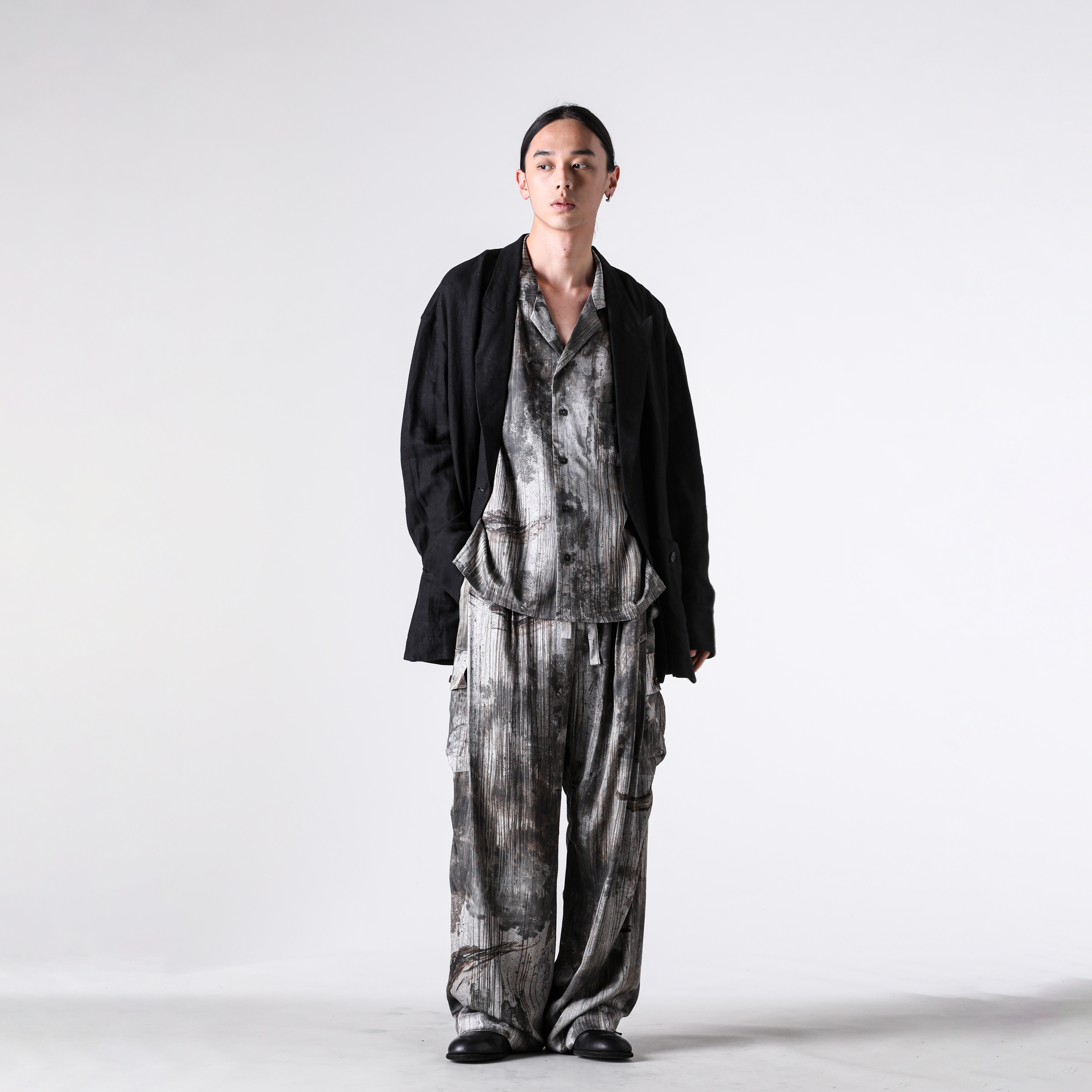 ZIGGY CHEN 26SS Silk Print Shirt Series: Ink-Wash Graphics Capturing Jiangnan Rain and the Structure of Premium Silk