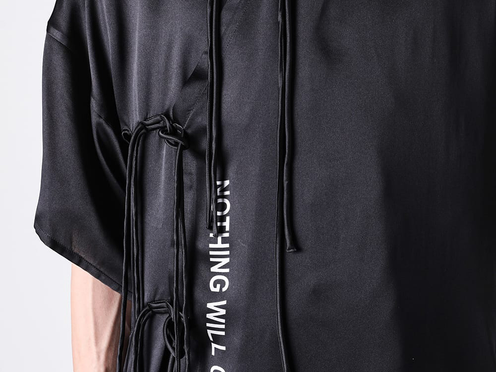 Yohji Yamamoto 26SS シルクサテンチャイナドレス(ブラウス)｜通販