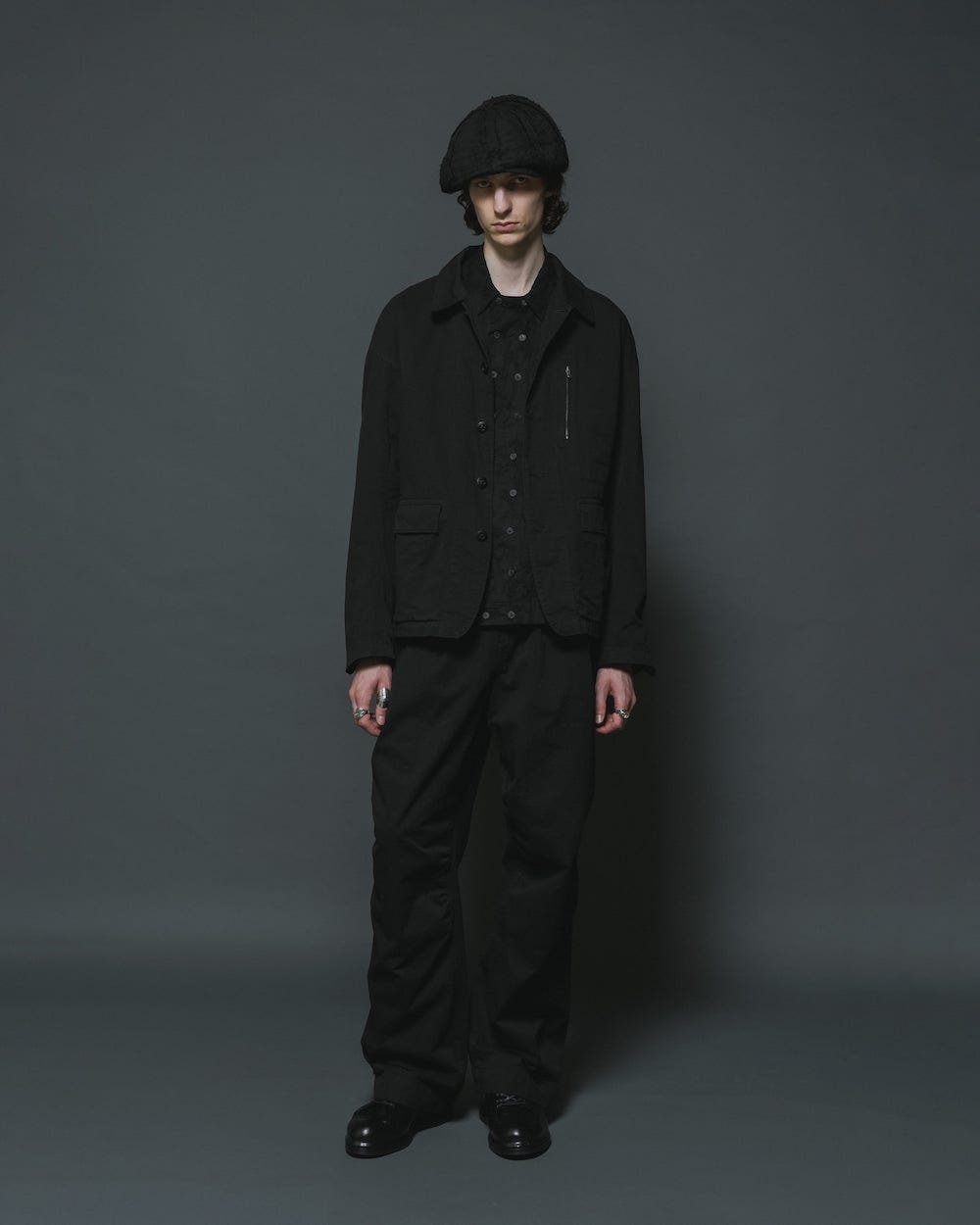 Styling 3: Back style of chic styling featuring the embroidered shirt