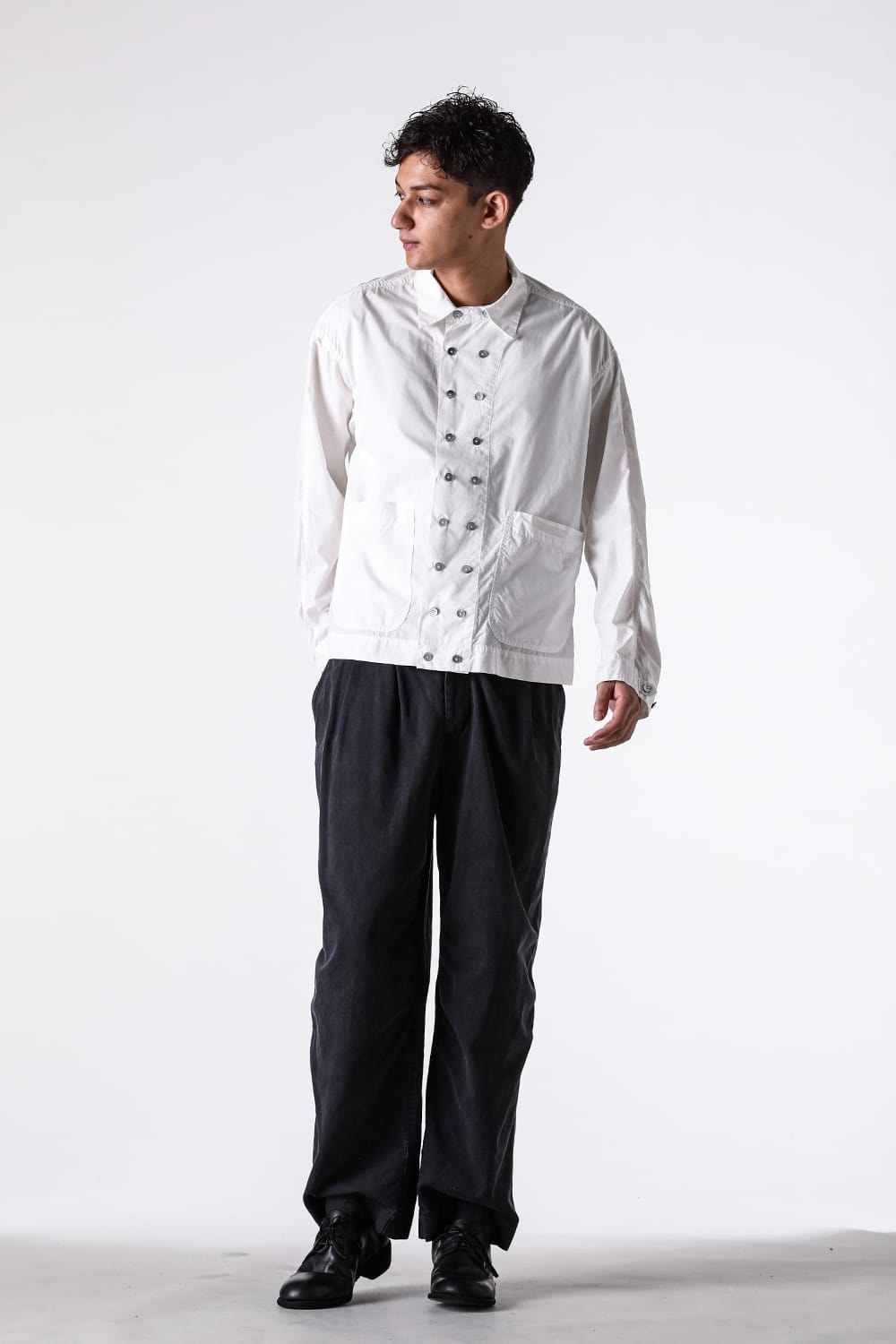 Styling 2: Style image of Typewriter Shirt (BLACK)