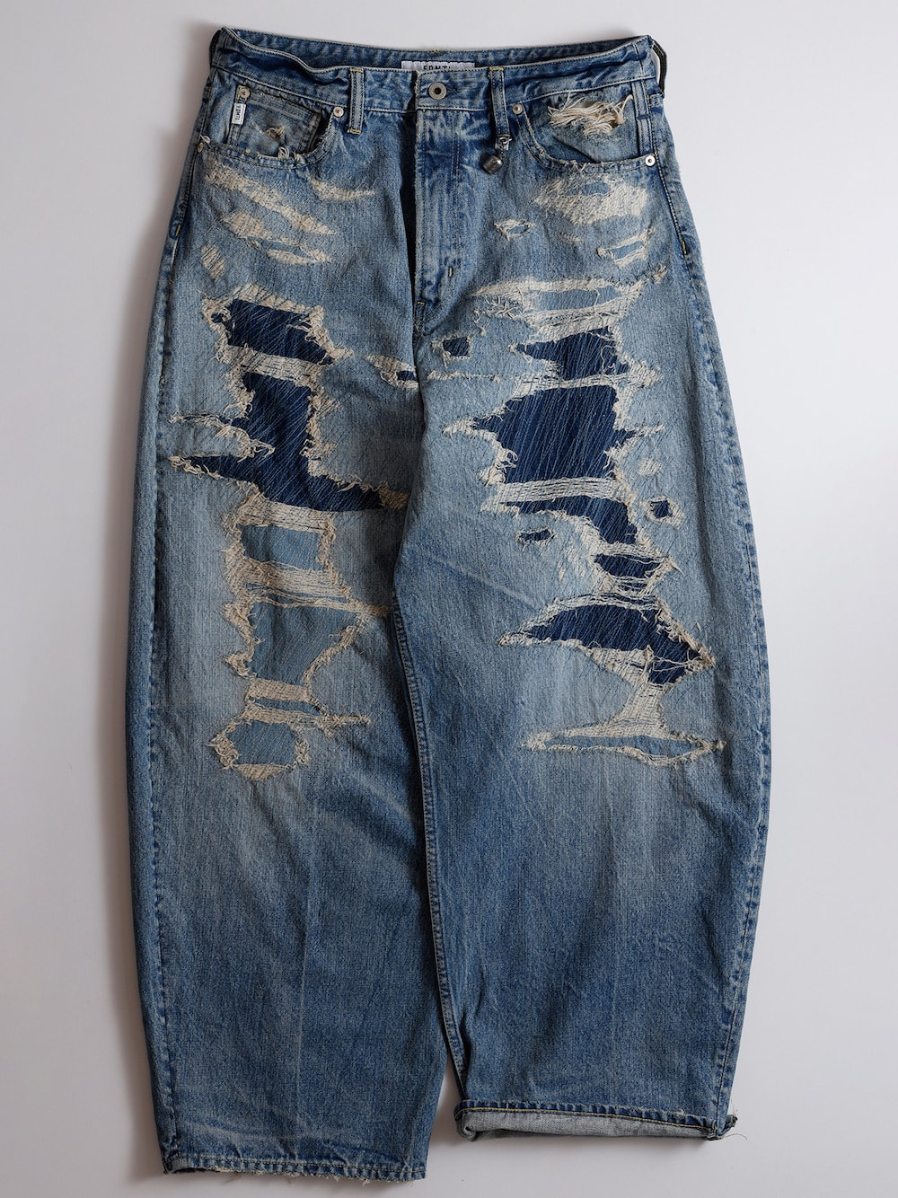 FDMTL 26SS ワイドデニムの全体正面画像