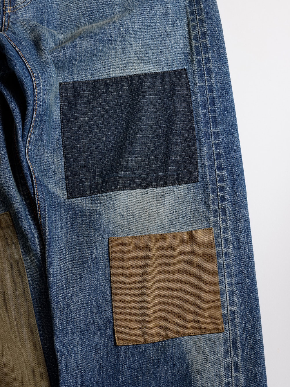 パッチワーク部分の接写画像