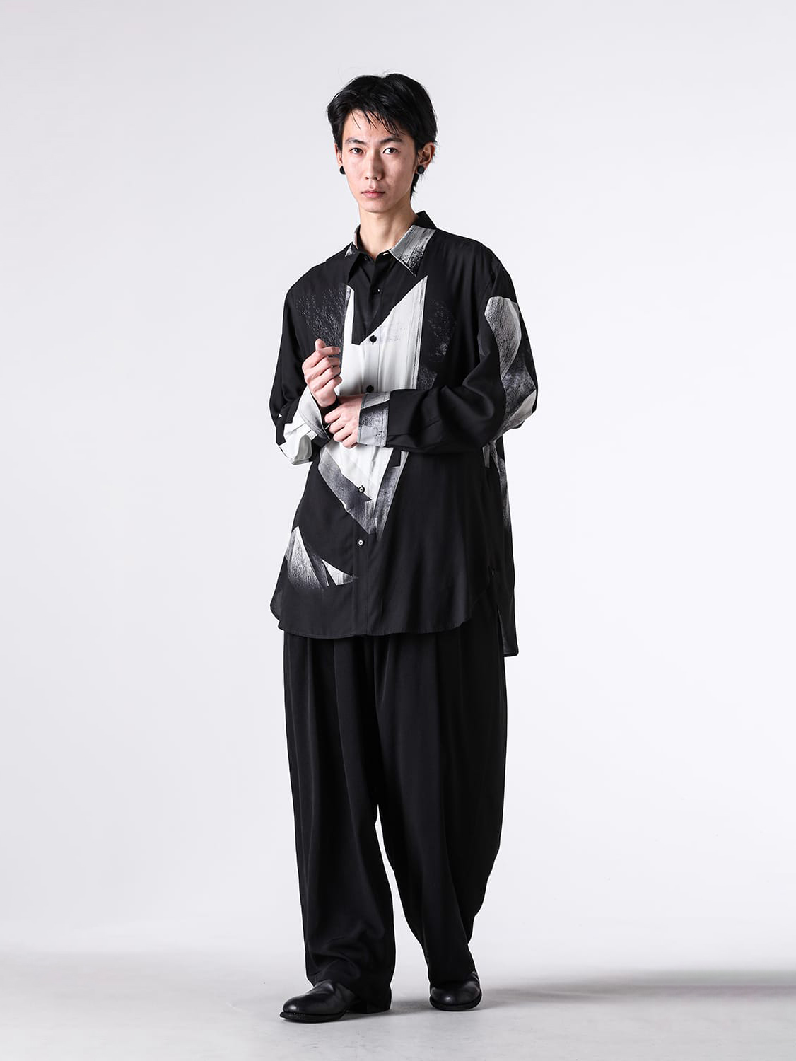 Full body image of Ground Y styling 2