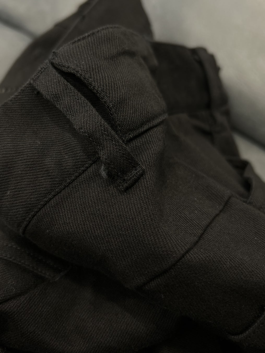 5cm幅のウエストベルトとベルトループの画像