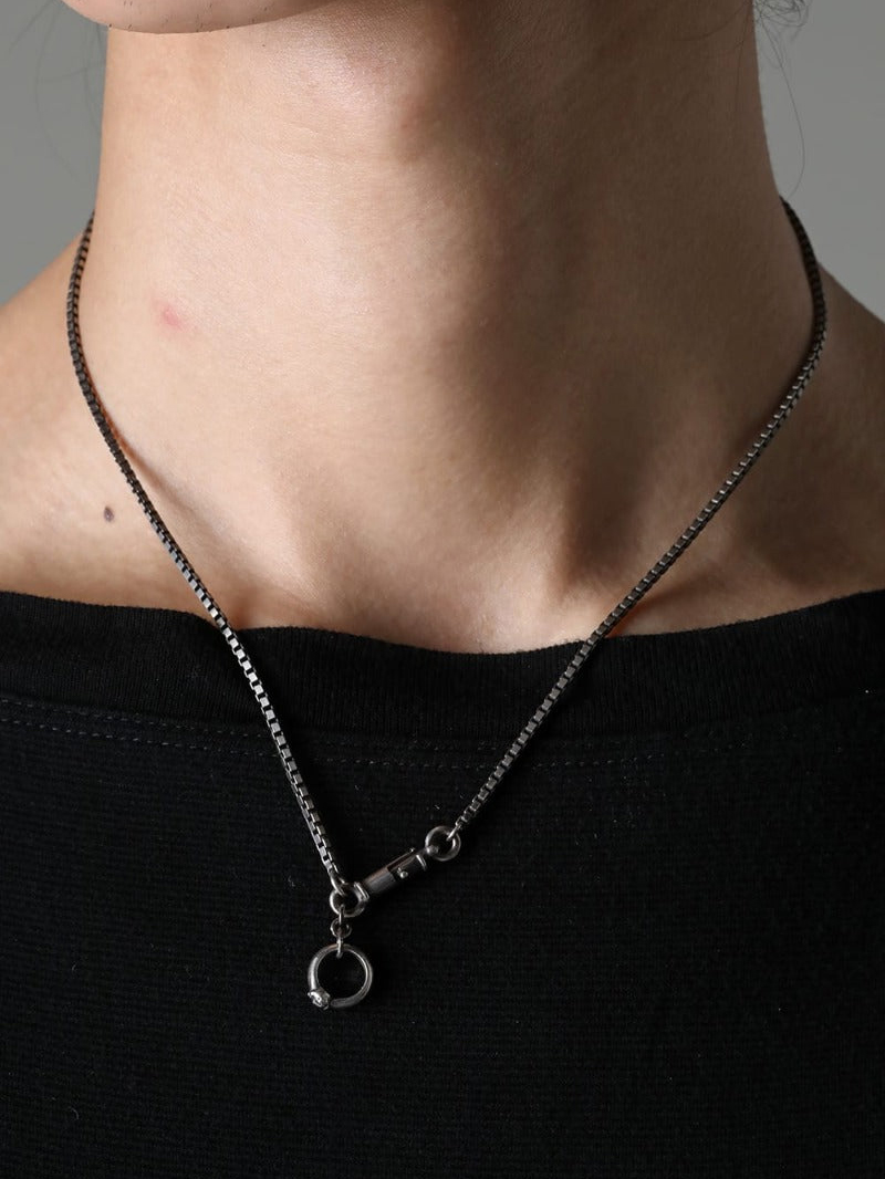 WERKSTATT:MÜNCHEN（ワークスタット・ミュンヘン） - ネックレス  - 6. necklace symbol ring (Silver) / 品番: M3711-RG