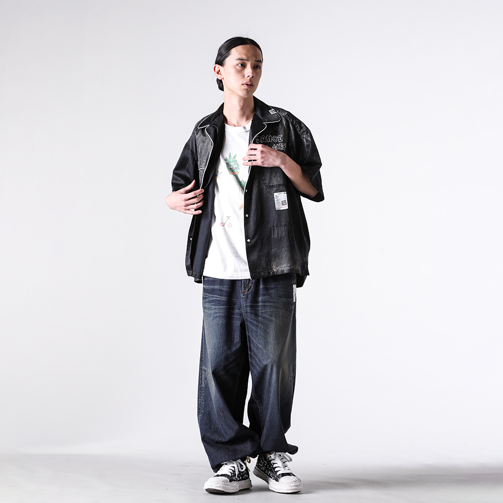 常田大希着用 MIHARA YASUHIRO Satin Shirt Maison MIHARA YASUHIRO 26SS サテンシャツ スプリングスタイル -FASCINATE